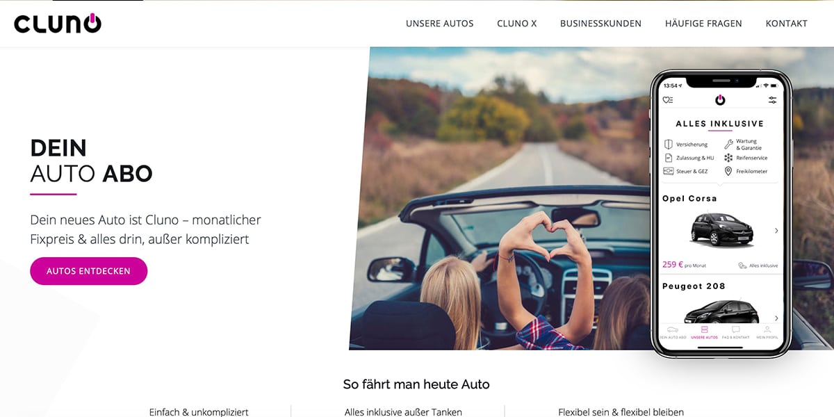 cluno auto abo