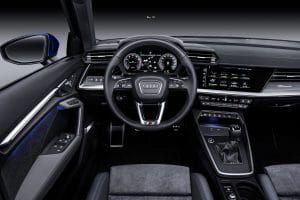 Audi A3 Sportback 2020 Lenkrad und Cockpit